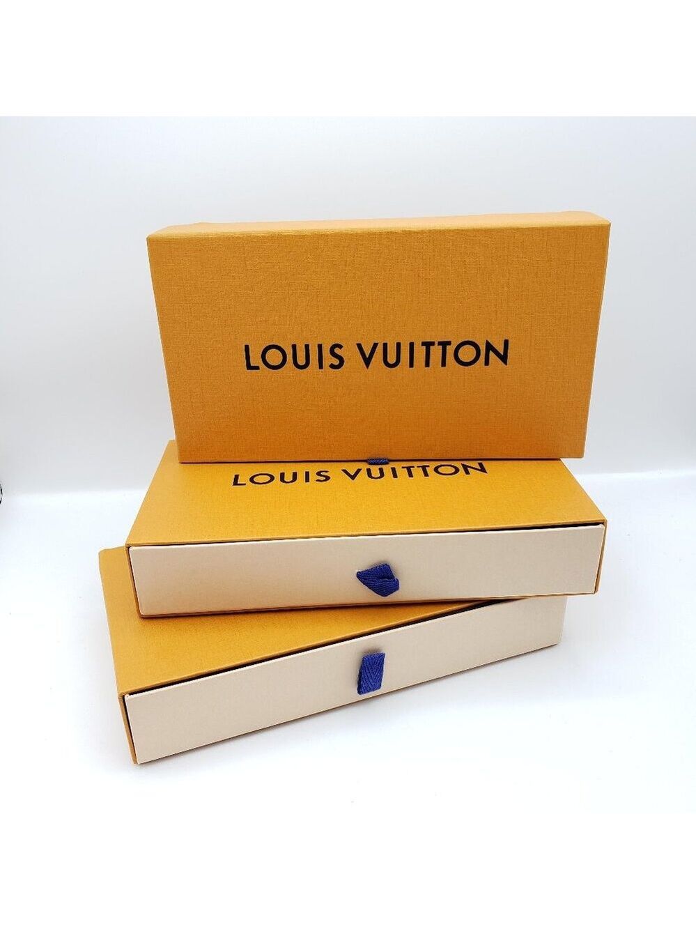 100% authentic Louis vuitton Set of 3 Boxes for Wallet & Pouches